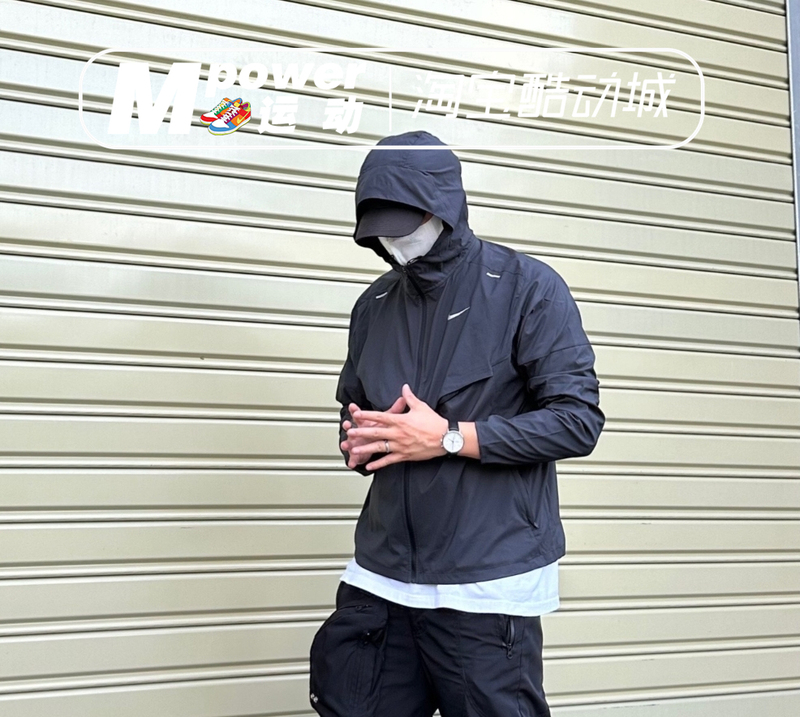 Nike Men's New Hooded Sun Protection Running Training Sportswear Casual Quick-Drying Windproof Jacket Cz9071-010
