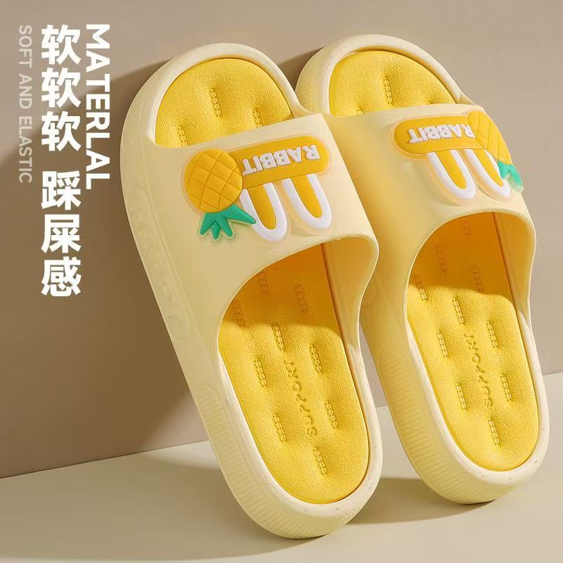 New Style Slippers for Women, Wear-Resistant, Non-Slip, Anti-Odor, Comfortable, Soft-Soled, Suitable for Bathroom and Outdoor Use, Thick-Soled, Couple's Slip-On Slippers, Women's Style New Style Slippers for Women, Wear-Resistant, Non-Slip, Anti-Odor, Comfortable, Soft-Soled, Suitable for Bathroom and Outdoor Use, Thick-Soled, Couple's Slip-On Slippers, Women's Style