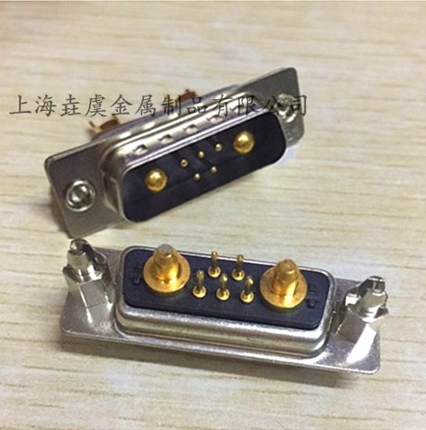 Current Connector 7W2 Pin D-SUB 5 2 DP 7W2 Mixed High Current Straight Pinhole 180 Degree Board - Taobao