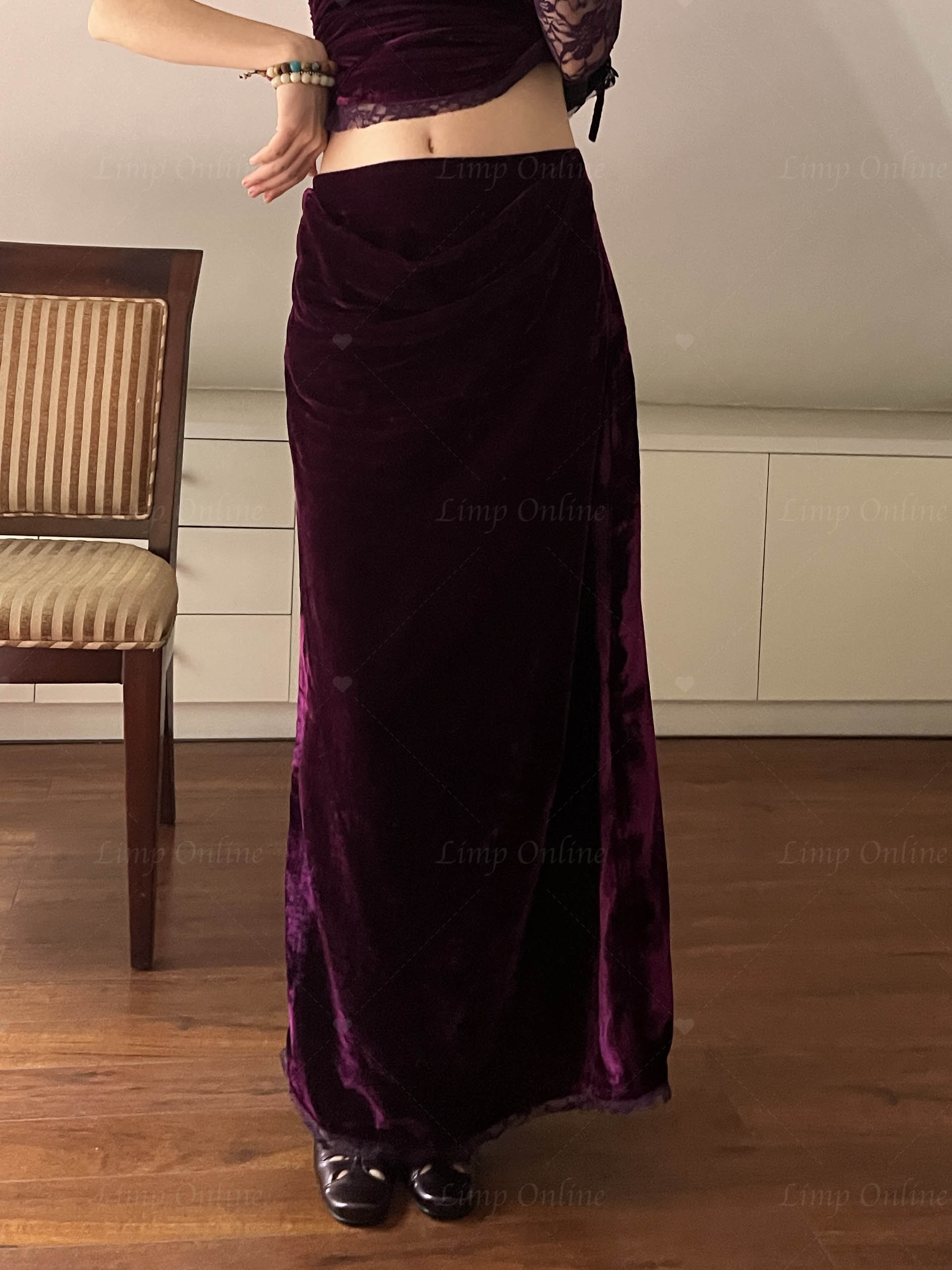 Spot Limponline | Two Drivers New Chinese Purple Velvet Pulo Skirt Skin Slim Spot Limponline | Two Drivers New Chinese Purple Velvet Pulo Skirt Skin Slim