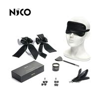 Nico Mall Eye Cover Candle Silk Scarf Leather Pat Milk Clip Firt Feather Tie Rope smm Sex Props Female roomfun