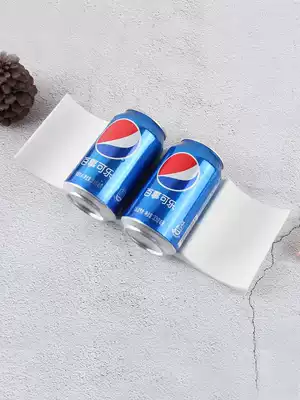 Kitchen refrigerator household beer drink red wine storage box creative simple lattice rack Cola Cup jar finishing rack