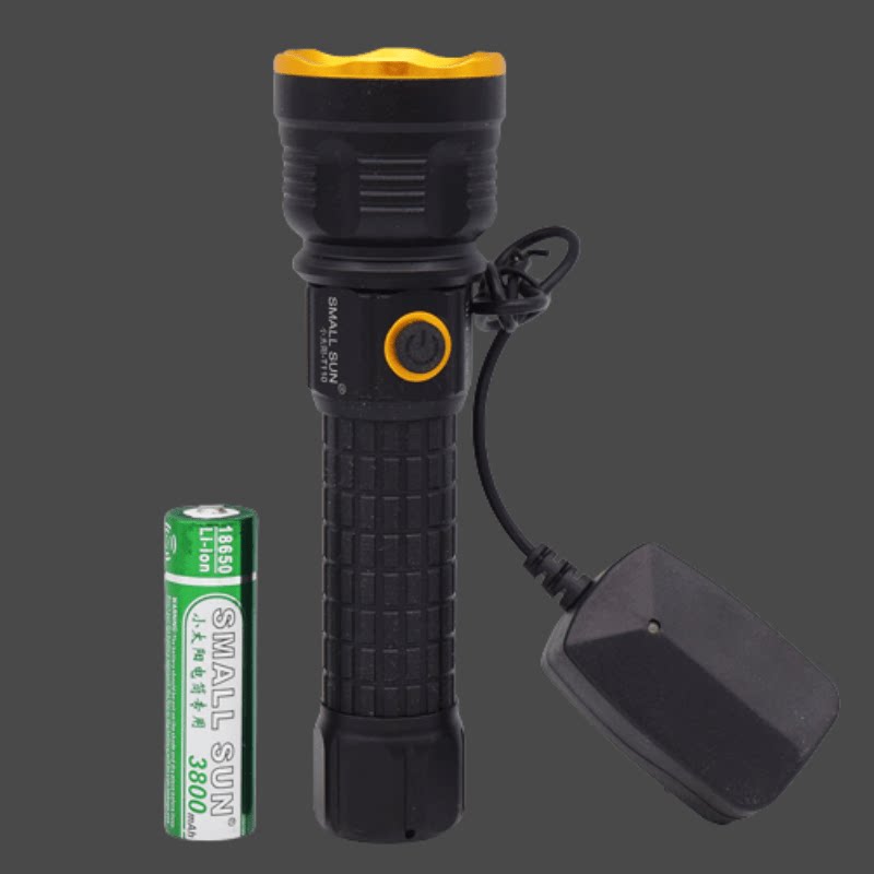 Little Sun T110 ultra-bright aluminum alloy mini home portable rechargeable lithium battery flashlight self-driving tour hiking
