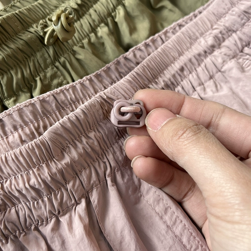 Летние тонкие штаны для отдыха, оверсайз, на шнурках, свободный прямой крой