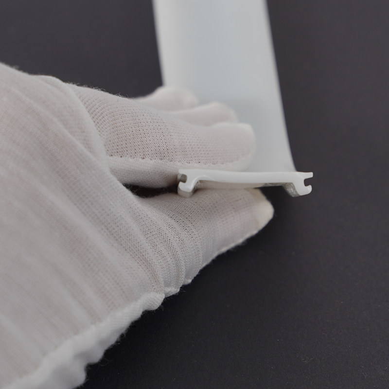 LED flexible lampshade light-transmitting cover plate U-shaped aluminum groove silicone milky white aluminum ring flat lampshade accessories high light transmission