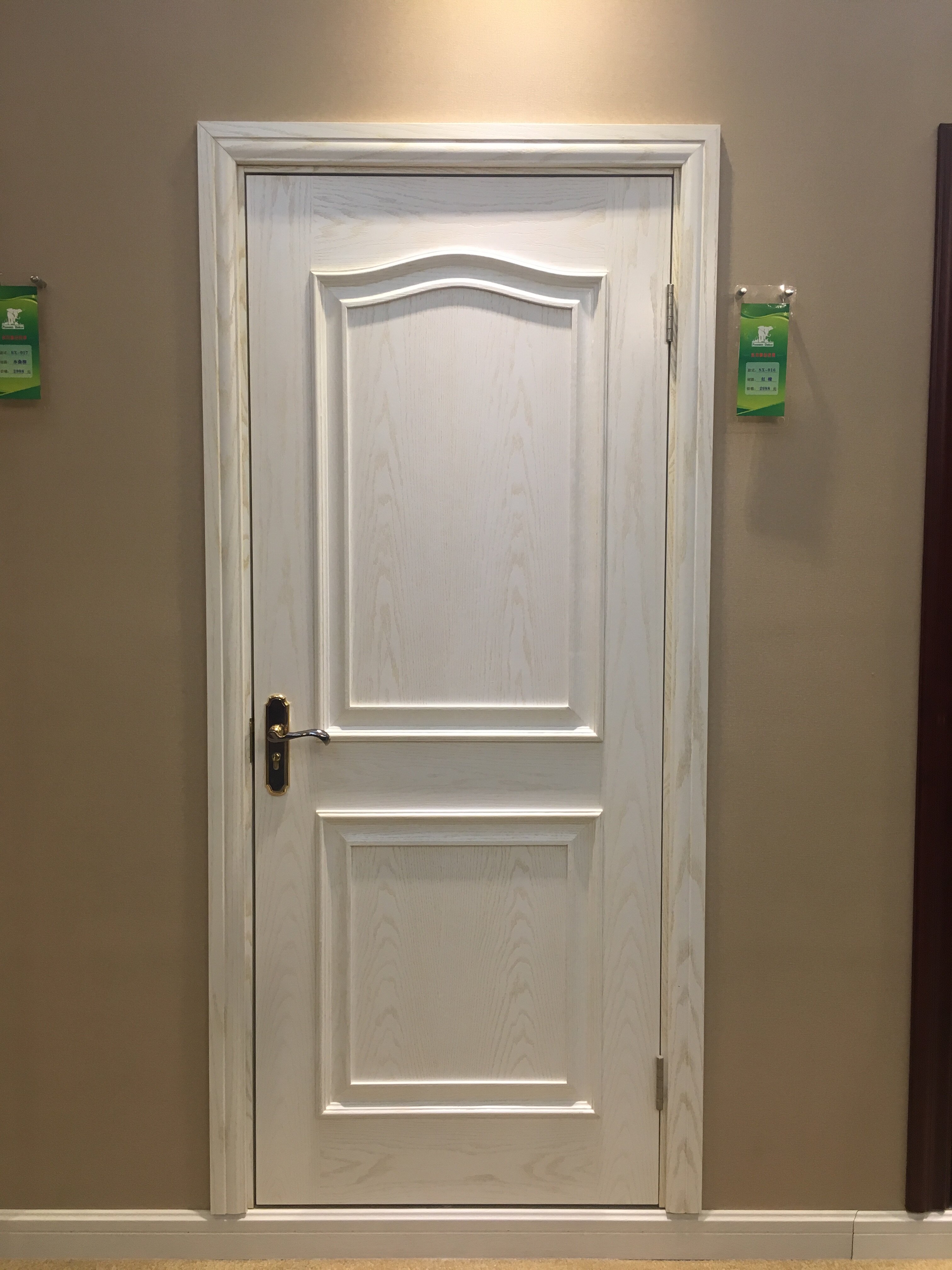 Sacred Elephant Standard Door Custom Solid Wood Composite Doors Simple O Style Wooden Door Room Door Room Door Bedroom Door SX016