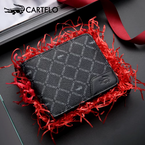 Короткий бумажник, сумка, тонкий кожаный кошелек, из натуральной кожи, воловья кожа