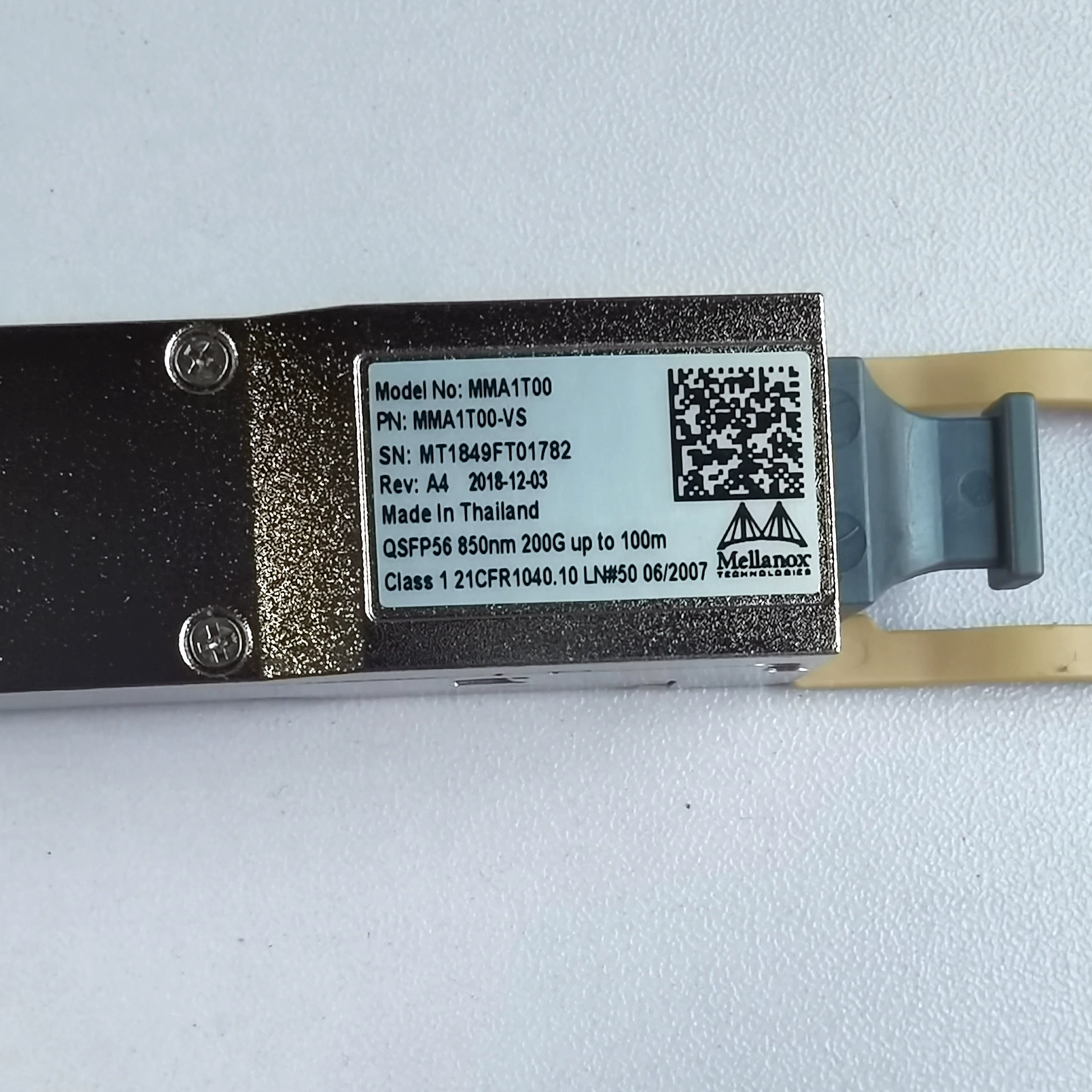 Mellanox MMA1T00-VS 200G Световой модуль 100м QSFP56 Ethernet MPO проблем SR4