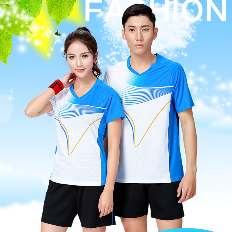 New men's models V-collar volleyball conserved women's short sleeve gas volleyball suit Men's volleyball women's volleyball jersey training uniforms