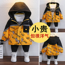 Ottman Clothes Children Jacket Boy Spring Clothing Windproof Clothes Baby Spider-Man Spring Autumn Blouse With Hat Assault