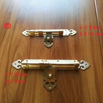 Vintage antique garden door door lock Chinese wooden door bolt Latch latch Door buckle Pure copper surface mounted latch handle handle