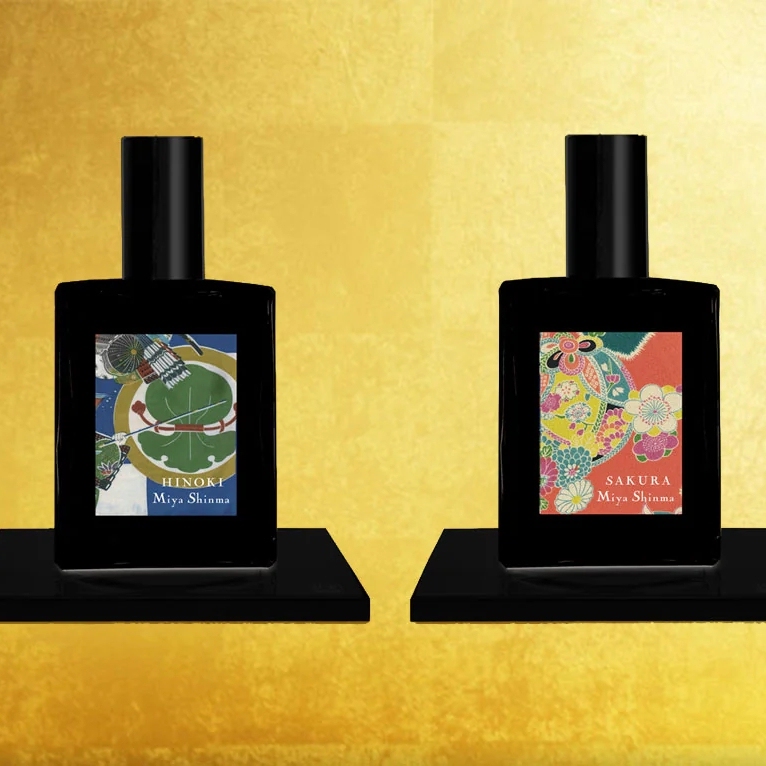 Miaxima Miya Shinma Pine Leaf Fragrant Dyed Kimono Style Flat Cypress Cherry Moon Water Mountain Blows Platycodon Snow Peach Orange