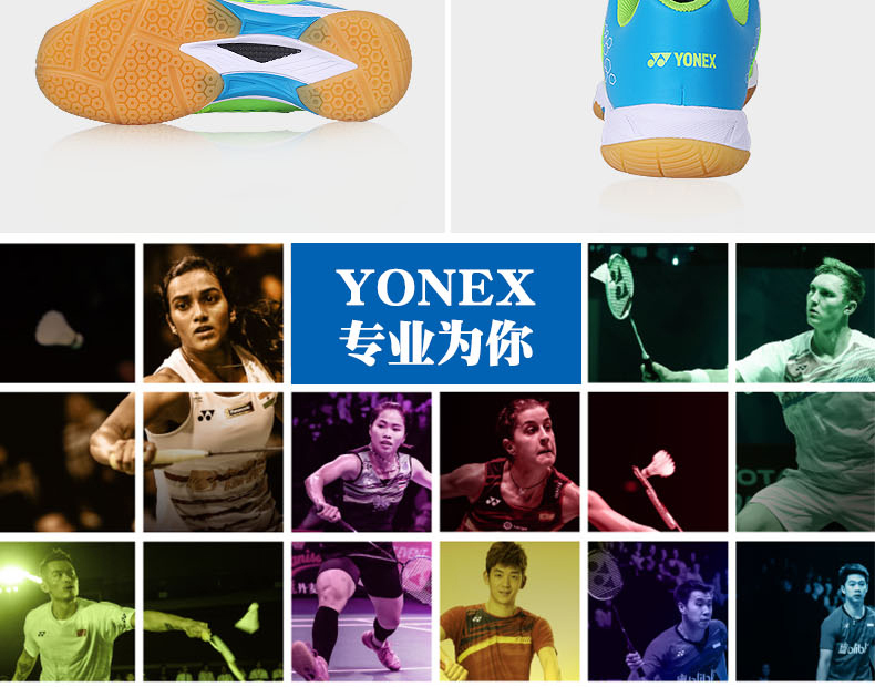 Giày cầu lông Yonex Giày nam giày nữ mẫu đôi Li Zongwei giày siêu nhẹ shb03lcwex - Giày cầu lông giày bitis nữ