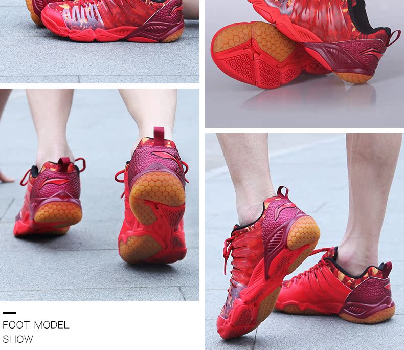 Li Ning cầu lông giày nam giày anh hùng TD giày thể thao không trượt mô hình mùa hè chịu mài mòn hấp thụ sốc breathable trang web chính thức với cùng một đoạn giày yonex