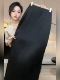 Черная качественная юбка, (в наличии на складе)