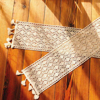 American country pure cotton crochet table flag American country pure cotton crochet table flag