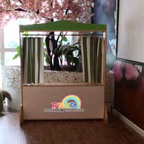  Kindergarten early education parent-child garden Childrens stage performance props family hand puppet stage Theater puppet play stage