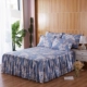 Váy ngủ đơn mảnh trải giường bằng vải bông Bộ chăn ga gối trải giường 1,8 m 1,5 m Giường chống trượt ga giường có viền