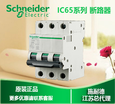 New Schneider miniature circuit breaker IC65N 3P C25A A9F18325