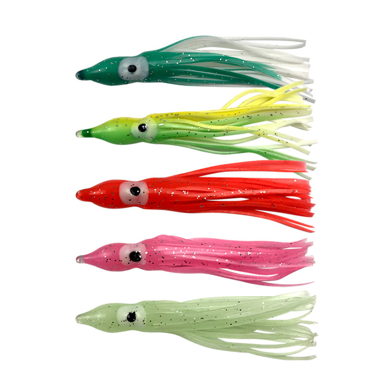 10 Baoluya squid soft bait fake bait multi-colored luminous Luya bait freshwater sea fishing octopus fake bait