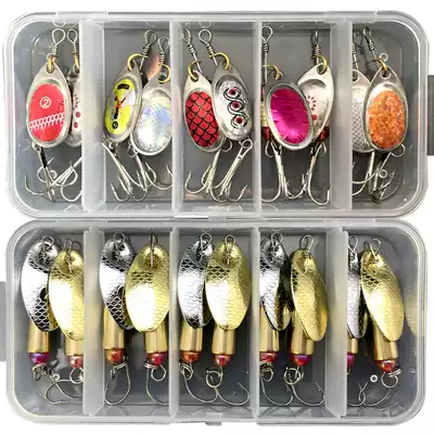 5 10 high-speed rotating sequins 3 7g Freshwater long-shot small-billed perch Mandarin fish Horse mouth catfish