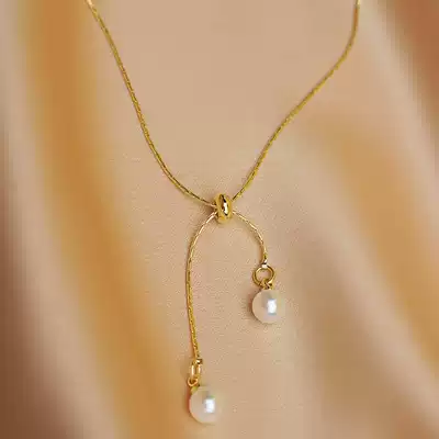 Pearl Xiang female 2021 new niche design sense light luxury simple summer cold ins Wind Joker choker