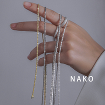 NAKO Galaxy series sterling silver necklace 2021 new female summer light luxury niche personality temperament versatile choker