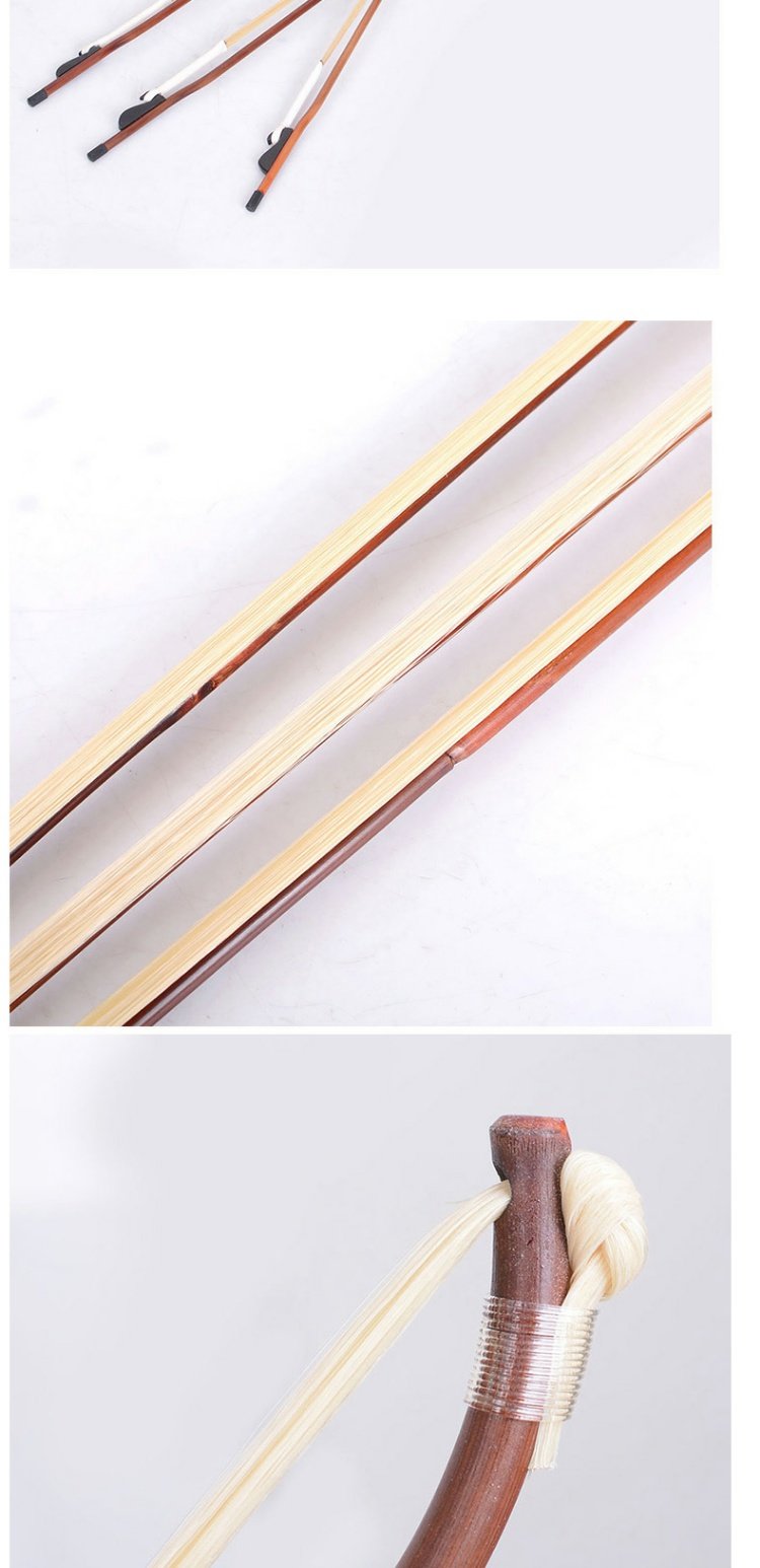 Người mới bắt đầu chuyên nghiệp Erhu Qinzhu tre erhu cung phụ kiện nhạc cụ Matail cung erhu phụ kiện hoạt động tốt túi đựng đàn guitar