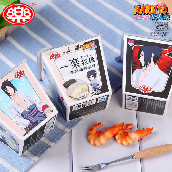 口乐 一乐拉面火影忍者 佐助版蒸汽海鲜面 方便面 81g*6杯装 天猫优惠券折后￥29.9包邮（￥34.9-5）