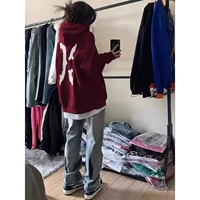 Бордовый, принт