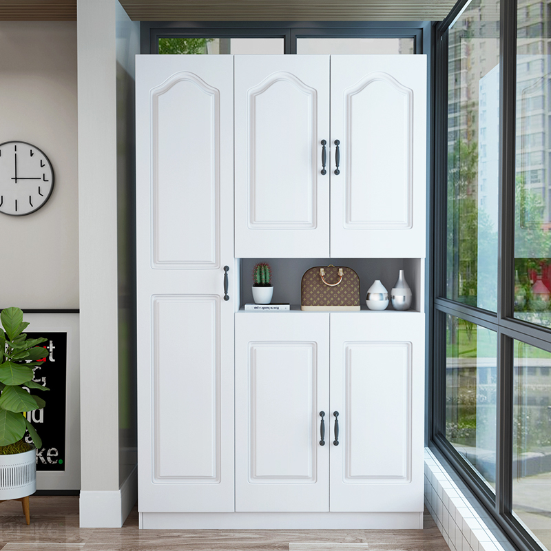 Customized sunscreen balcony locker wardrobe large-capacity space-saving storage cabinet with door sundries storage cabinet locker economical