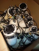 Surveillance dome camera Scrap surveillance hemisphere broken second-hand 12 yuan each suitable for demolition