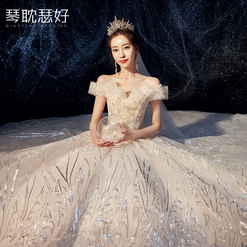 Wedding dress, 2020, internet celebrity, custom made
