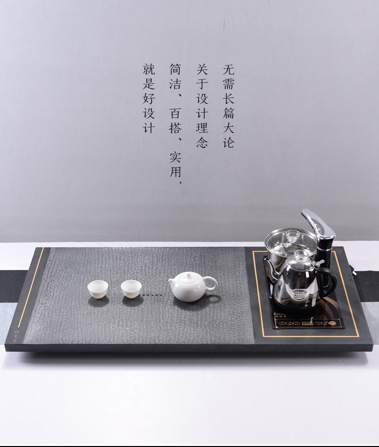 Hong bo the best kung fu tea tea tray was contracted household water dry drainage tea tray dish sharply stone tea sea