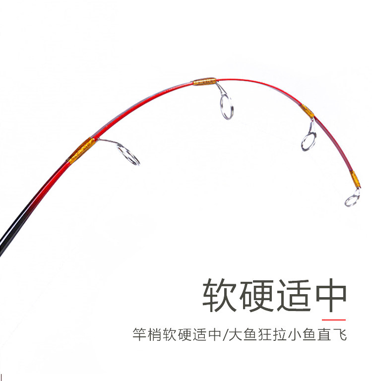 Ice удочкой 实木冰钓竿冬钓全套装备用品帐篷短节虎皮黑檀鱼竿鱼杆筏钓手把 Golden Grove