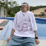 Летняя трендовая брендовая универсальная футболка, короткий рукав, коллекция 2021, свободный крой