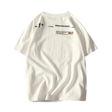 Брендовая трендовая универсальная футболка для школьников, короткий рукав, популярно в интернете, свободный крой