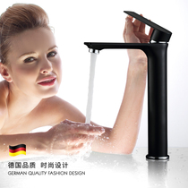 Nordic table basin Black faucet Frosted paint Bathroom wash basin Wash basin Black hot and cold faucet