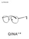 QINA's new optical frames for men can be equipped with prescription myopia glasses for women, comfortable titanium leg frames QJ7169