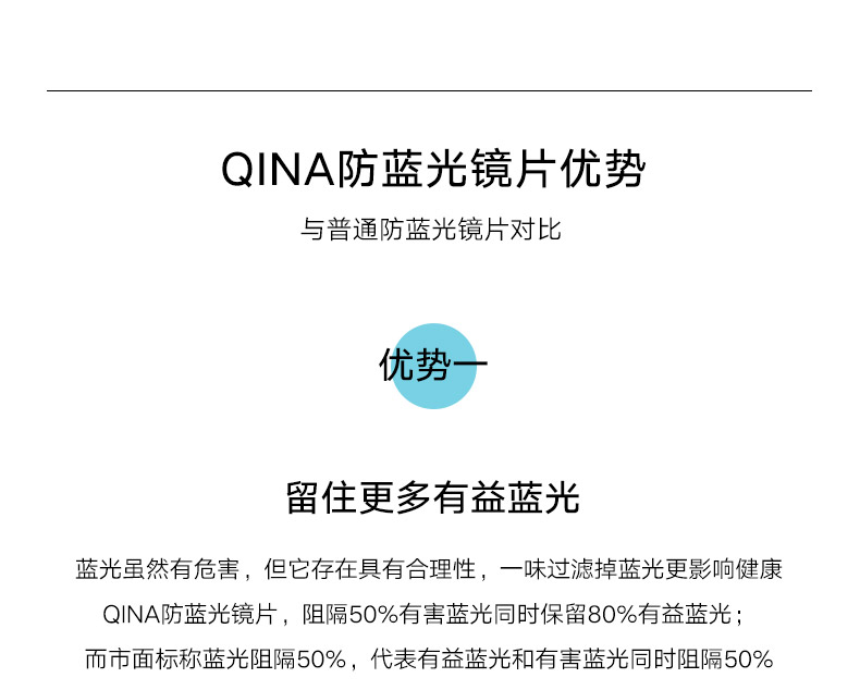 依视路旗下 热巴代言 亓那 92%高透光率 防蓝光护目平光镜 图5