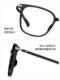 QINA Qina 2025 new plain black frame women's frames can be matched with myopia glasses men's trend QJ5187