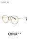 QINA Qina anti-blue light myopia glasses frame for women with lenses ins style frame Korean style trendy men QJ7037