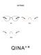QINA Teenagers and Children's Glasses Frames Titanium Temples Can Be Equipped with Anti-Blue Light Myopia Glasses Frame QY7000