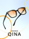 QINA Qina sunglasses women's new style Zhao Lusi's same style sunglasses without makeup beauty sunglasses for men and women QN3008