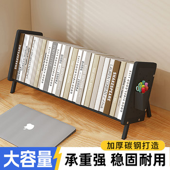 书架桌面置物架创意书本收纳架立式床头书柜洞洞板学生整理架金属