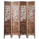 Trung Quốc màn hình phân vùng phòng khách rắn chạm khắc phân vùng trang trí gấp màn hình retro phong cách gấp văn phòng hiên - Màn hình / Cửa sổ khung bảo vệ cửa sổ đẹp Màn hình / Cửa sổ