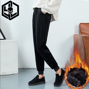 【双面绒】加厚羊羔绒运动裤