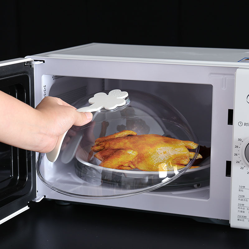 Microwave oven heating cover special cover anti-splash cover high temperature resistant oil cover hot vegetable cover refreshing hot rice container plastic