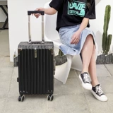 Вместительный и большой универсальный чемодан на колесиках, увеличенная толщина