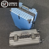 Вместительный и большой универсальный чемодан на колесиках, увеличенная толщина